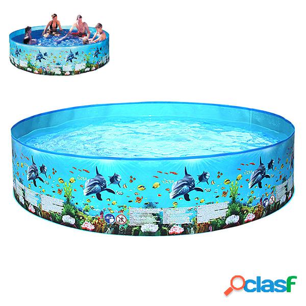 183/244x38cm No Need Inflatable Swimming Pool Summer Holiday