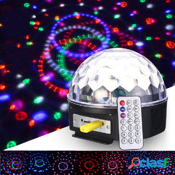 18W Crystal Ball Magic RGB LED Stage Light Remote Control