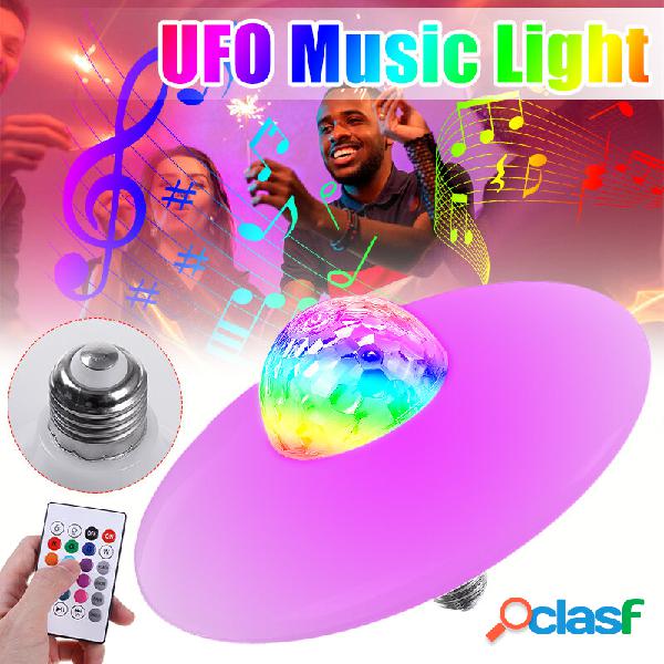 18W E27 bluetooth RGB LED Light Bulb UFO Music Garage Lamp