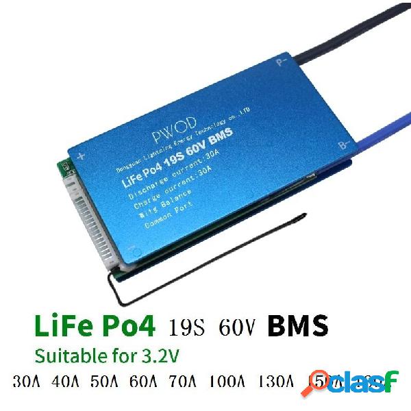 19S 60V LiFe Po4 Battery 3.2V Power Protection Board