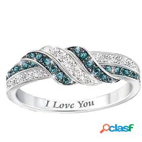 1pc Band Ring Ring Womens Date Festival Mixed Color