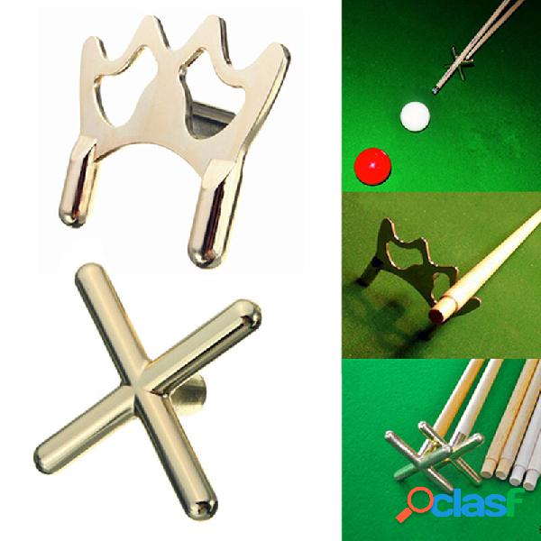 2 PCSMetal Copper Snooker Billiards Brass Cross & Spider