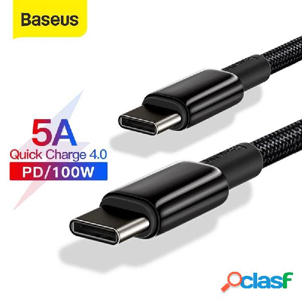 [2 Pack] Baseus 100W USB-C to USB-C PD Cable PD3.0 Power