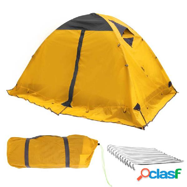 2 People Ultralight Outdoor Camping Tent Aluminum Pole 210T