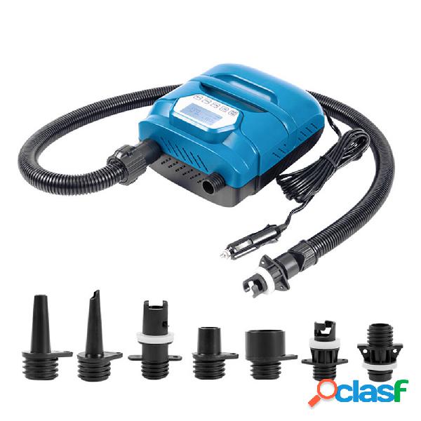 20PSI 12V Electric Portable Air Pump With 7 Nozzles Suitable