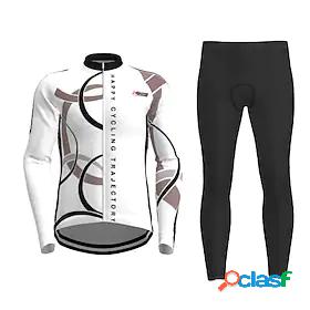 21Grams Mens Cycling Jersey with Tights Long Sleeve Mountain