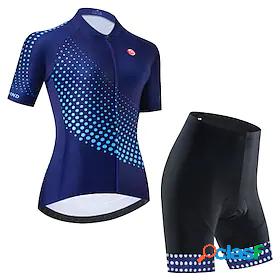 21Grams Womens Cycling Jersey with Bib Shorts Cycling Jersey