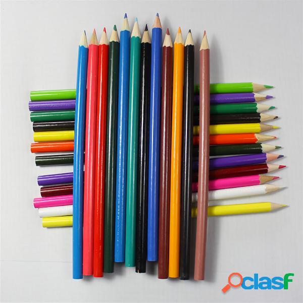 24-color Colored Pencils Wood Artist Painting Oil Color
