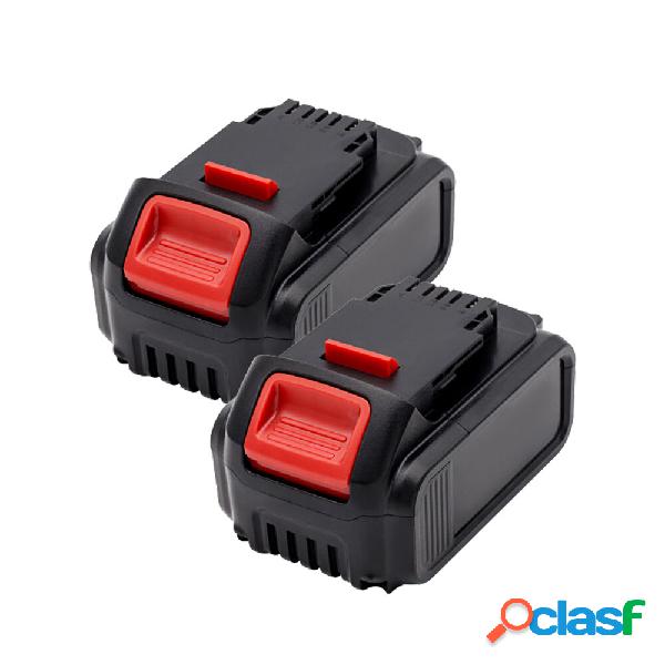 2Pcs 20V 4.0Ah Replaceable Power Tool Battery Replacement