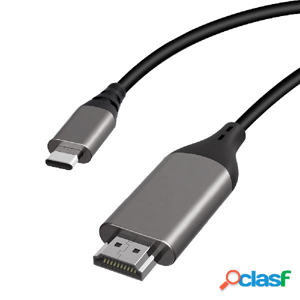 2m Type C to HD Cable Adapter Cable 4K*2K 60Hz Connector USB