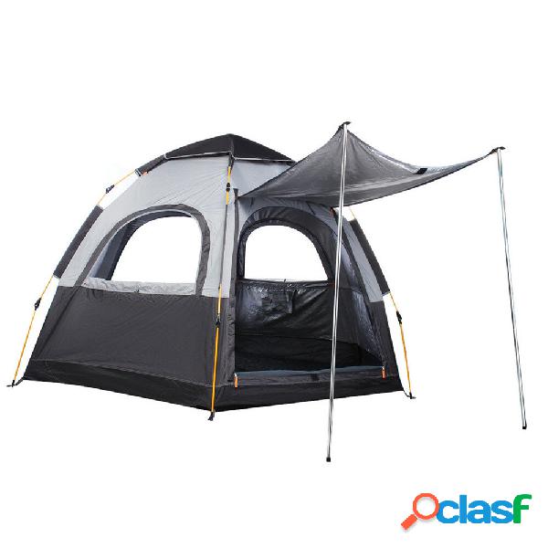 3-4 Person Camping Tent 270x270x150CM 210D Oxford+190T