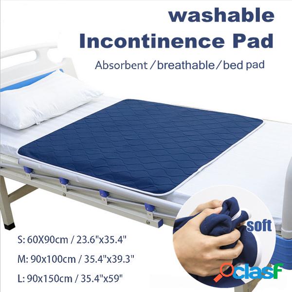 3 Sizes Underpad Washable Absorbent Bed Pad Incontinence