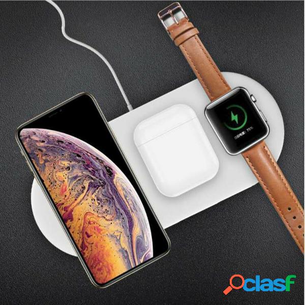 3-in-1 Qi Wireless Charger Fast Charging Phone Chager For