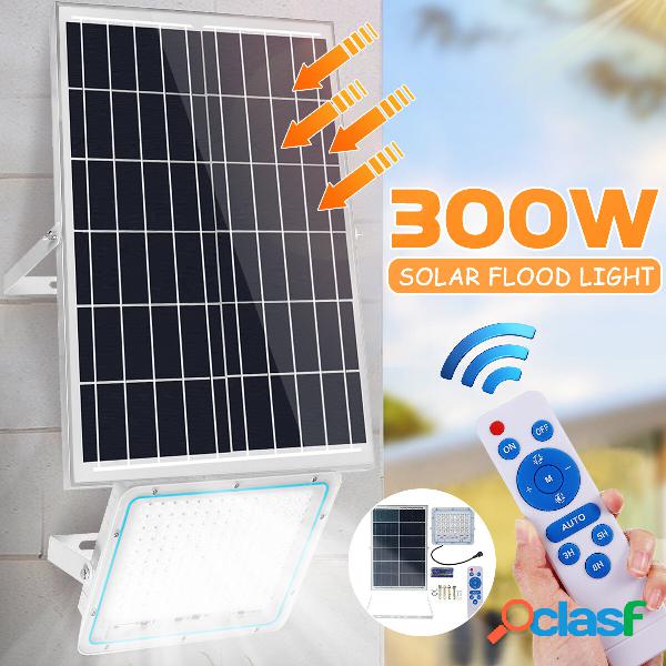 300W 300LED 5000LM Solar Powered Flood Light Remote Control