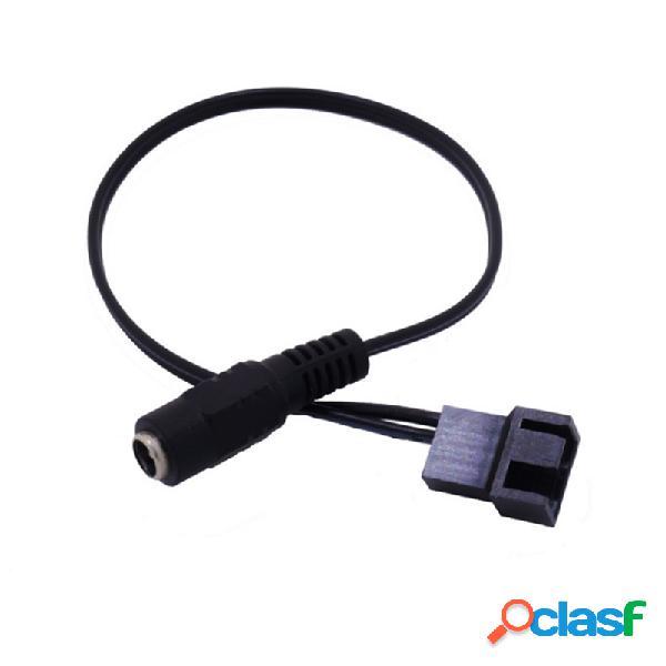 30cm DC5521 to 4Pin CPU Cooling Fan Power Cable Power