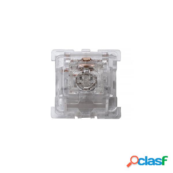 35Pcs GAMAKAY Crystal Mechanical Switch 3-Pin Prelubricate