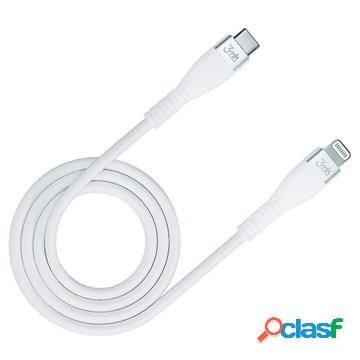 3MK HyperSilicone USB-C/Lightning Data and Charging Cable -