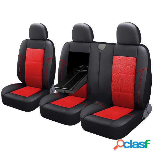 3PCS Car Seat Covers Cushion Pad Headrest Cover For Ford