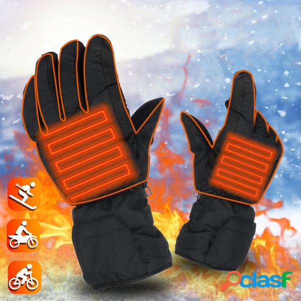 4.5V Smart Electric Heated Gloves Winter Ski Cycling Keep