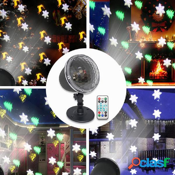 4 LED Projection Stage Light Outdoor Christmas Mini