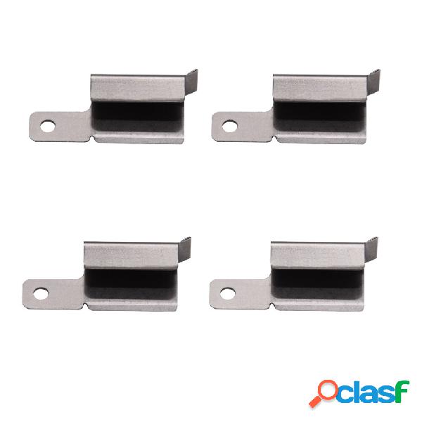 4 PCS Stainless Steel Glass Heated Bed Clamps for Creality