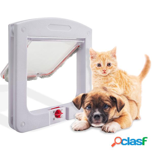 4 Way Locking for Interior Exterior Doors, Weatherproof Pet