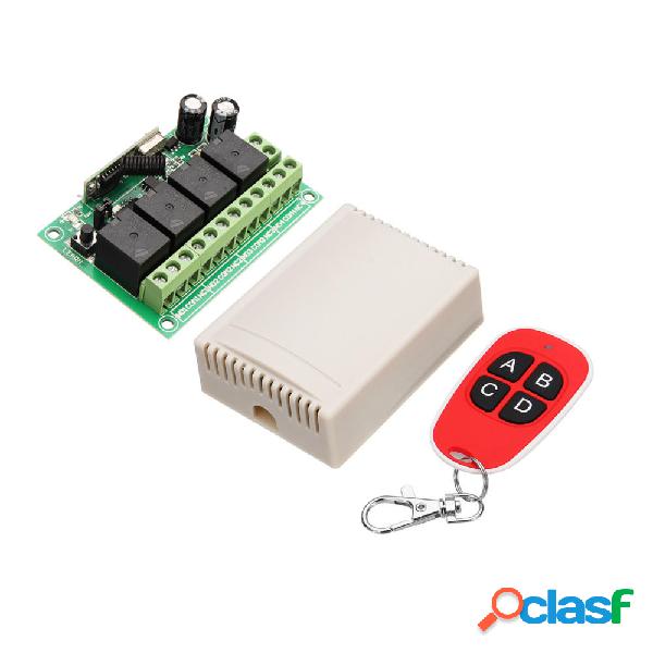 433MHz DC 12V Learning Type Four Way Wireless Remote Control