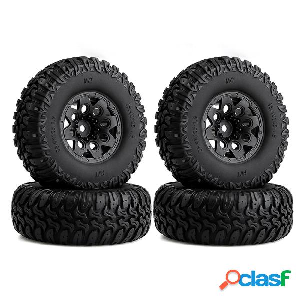4PCS 1.9 inch Wheel Tires for 1/10 SCX10 90046 TRX4 D90