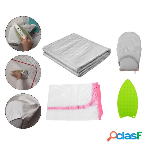 4PCS Portable Ironing Tablecloth Household Electric Iron