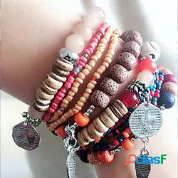 5 pezzi Per donna Bracciali con ciondoli Braccialetto con