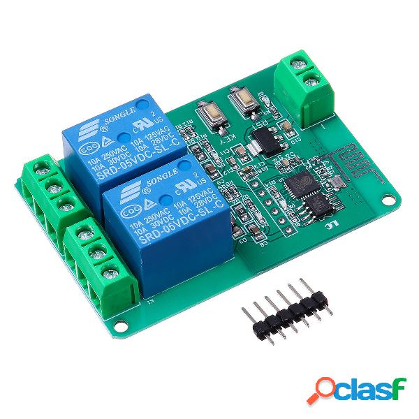 5V ESP8266 Dual Channel Wi-Fi Relay Module Internet of