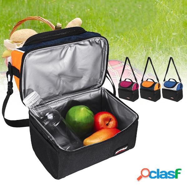 6.7L Picnic Bag Waterproof Lunch Shoulder Bag Portable Dual