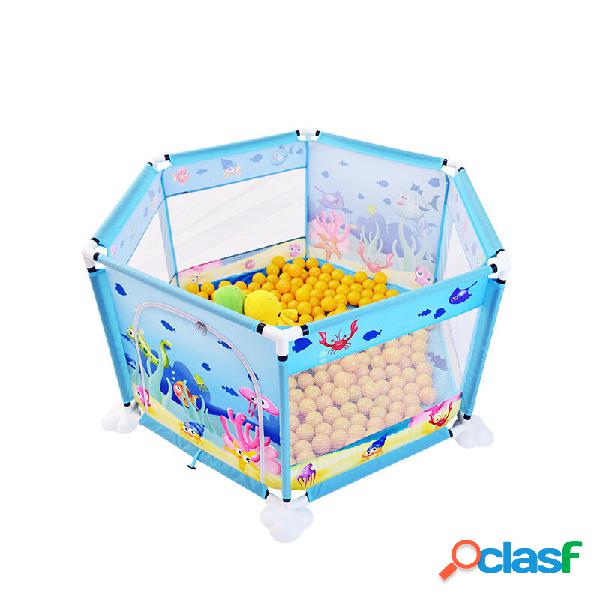 6 Sided Baby Playpen Playing House Interactive Kids Toddler