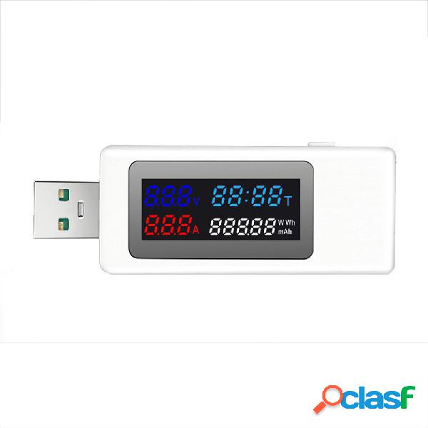 6 in1 USB Tester Digital LCD Display Current Voltage Charger