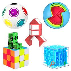 6 pack rompicapo puzzle set di giocattoli rompicapo