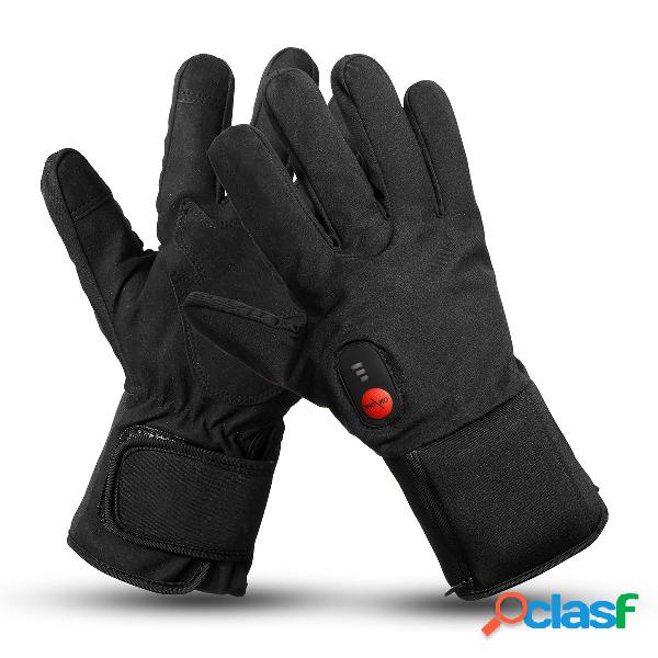 7.4V 2200mah Electric Heated Gloves Motorcycle Winter Warmer