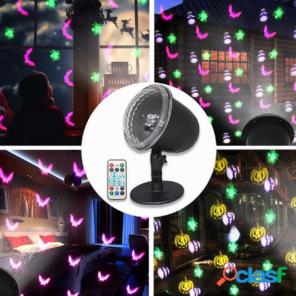 7.5W 4 LED Halloween Projection Stage Light Outdoor Remote