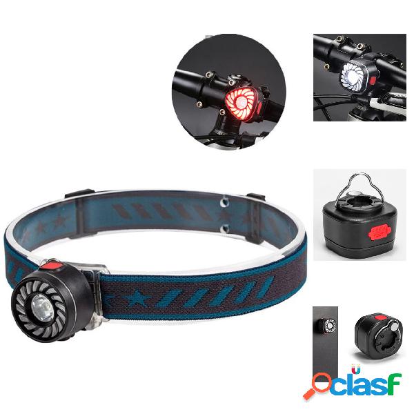 7 Modes XPE Bike Headlamp Bike Front Lamp with Hooks &