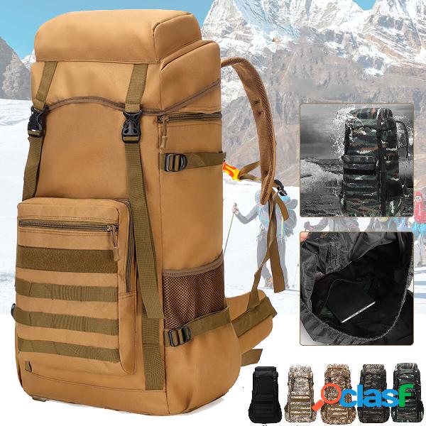 70L Outdoor Waterproof Military Tactical Backpack Camping