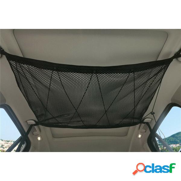 78x53cm Double-Deck Foldable Car Roof Ceiling Cargo Net Mesh