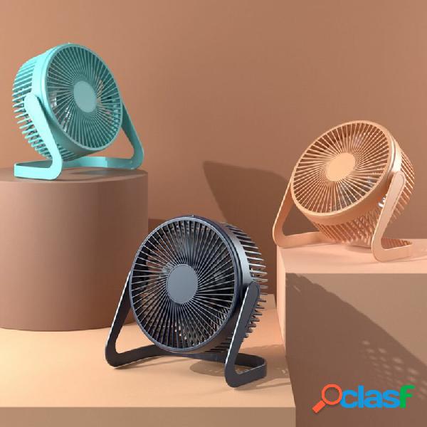8 Inches 360° Rotate USB Desk Fan 2 Speeds Air Cooling Fan