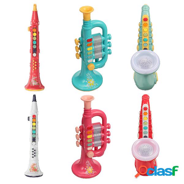 8 Tones Children Toys SaxophoneTrumpet Simulation Musical