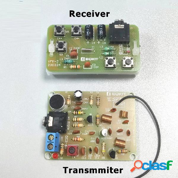 88-108MHz DIY Kit FM Radio Transmitter and Receiver Module