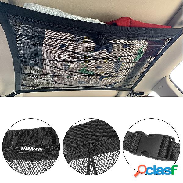 90x65cm Double-Deck Foldable Car Roof Ceiling Cargo Net Mesh