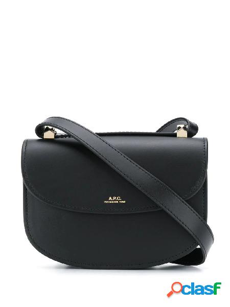 A.P.C. BORSA A SPALLA DONNA PXAWVF61415LZZ PELLE NERO