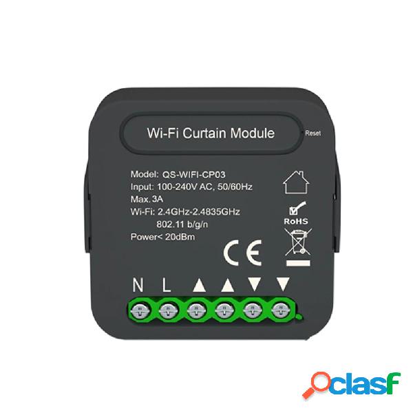 AC100~240V 3A Tuya WiFi Smart Curtain Switch QS-WIFI-CP03