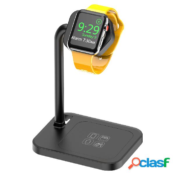 AODUKE 2-in-1 Wireless Charger Dock Stand with Storage Plate