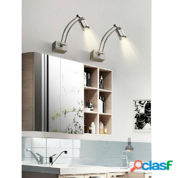 APPLIQUE LED ORIENTABILE 3WATT LAMPADA PER SPECCHIO LUCE