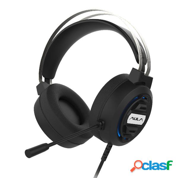 AULA S603 Game Headphone 7.1 Channel USB Wired Bass LED