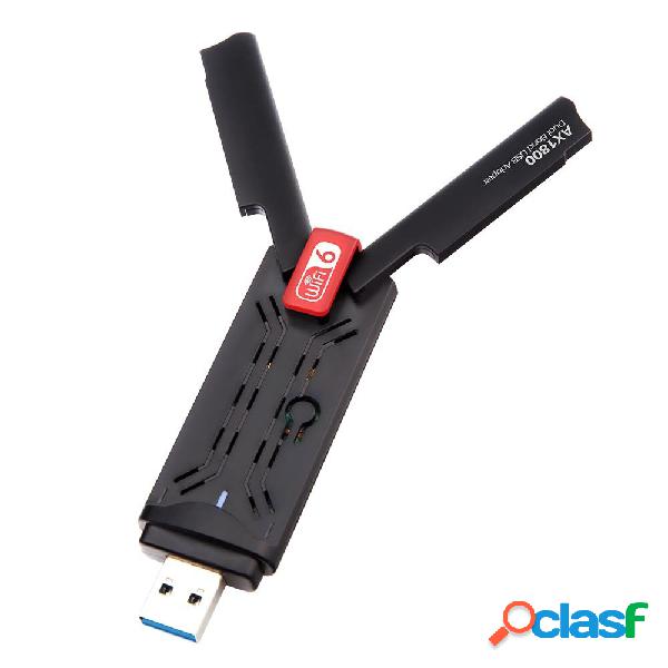 AX1800 Dual Band 2.4G/5.8G USB 3.0 Adapter WiFi6 Wireless